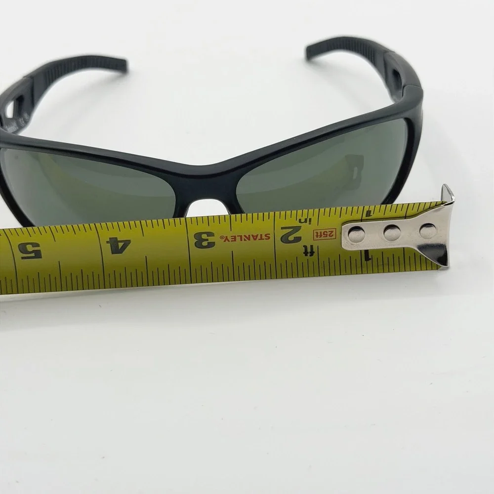 Timberland Mens TB7124 Matte Black Sport Wrap Sunglasses‎ Green Lens Utility